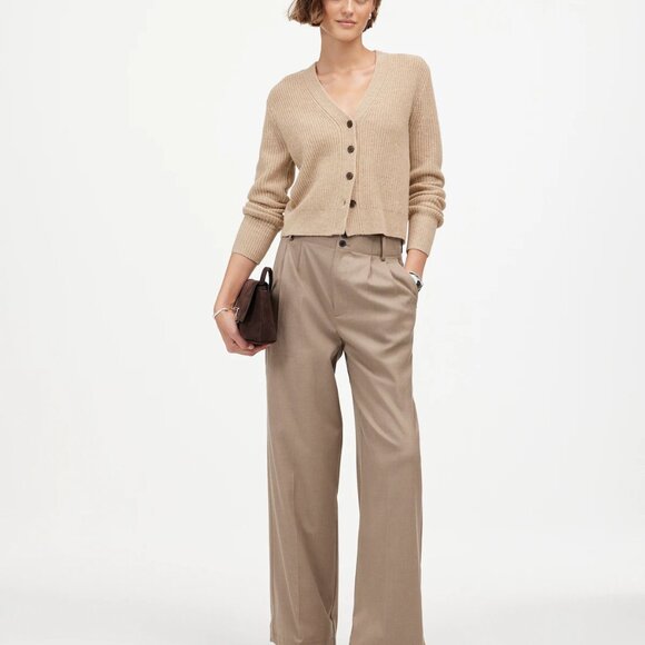 Madewell SoftWool Button-Front Cardigan Medium - Picture 6 of 8